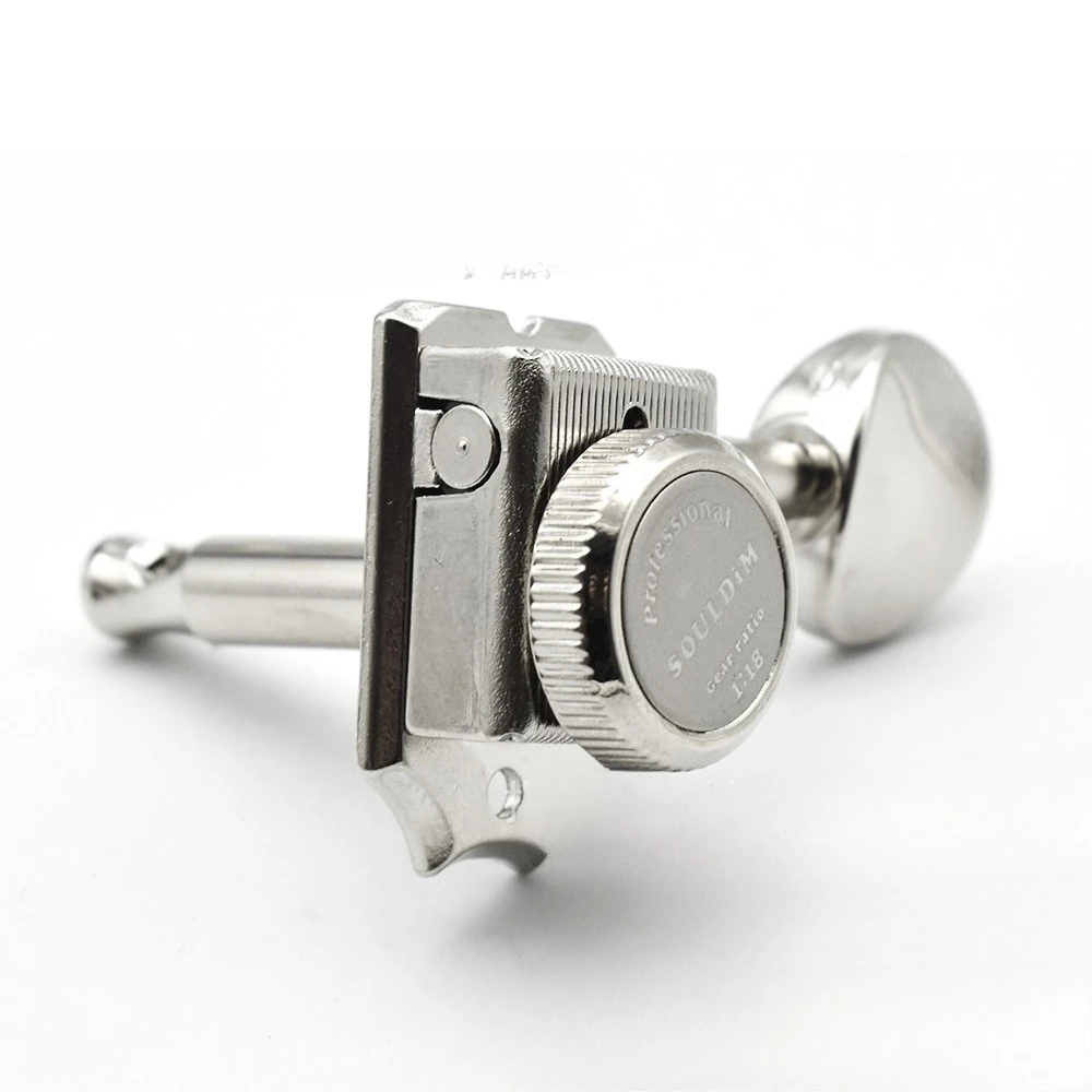 Premium Vintage Self-Locking Guitar Tuners, Semi-Enclosed Machine Heads for Electric Guitar