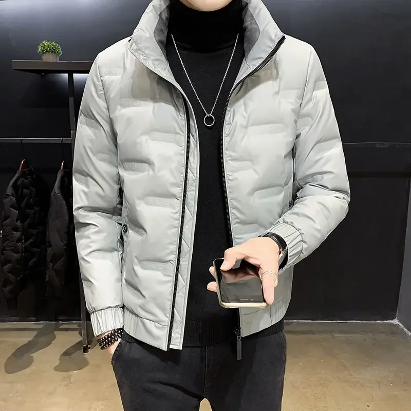 Men's Coats Winter Short Male Quilted Padded Jackets Lightweight Y2k On Offer Luxury Designer New In Clothing Fashion 2024 Warm