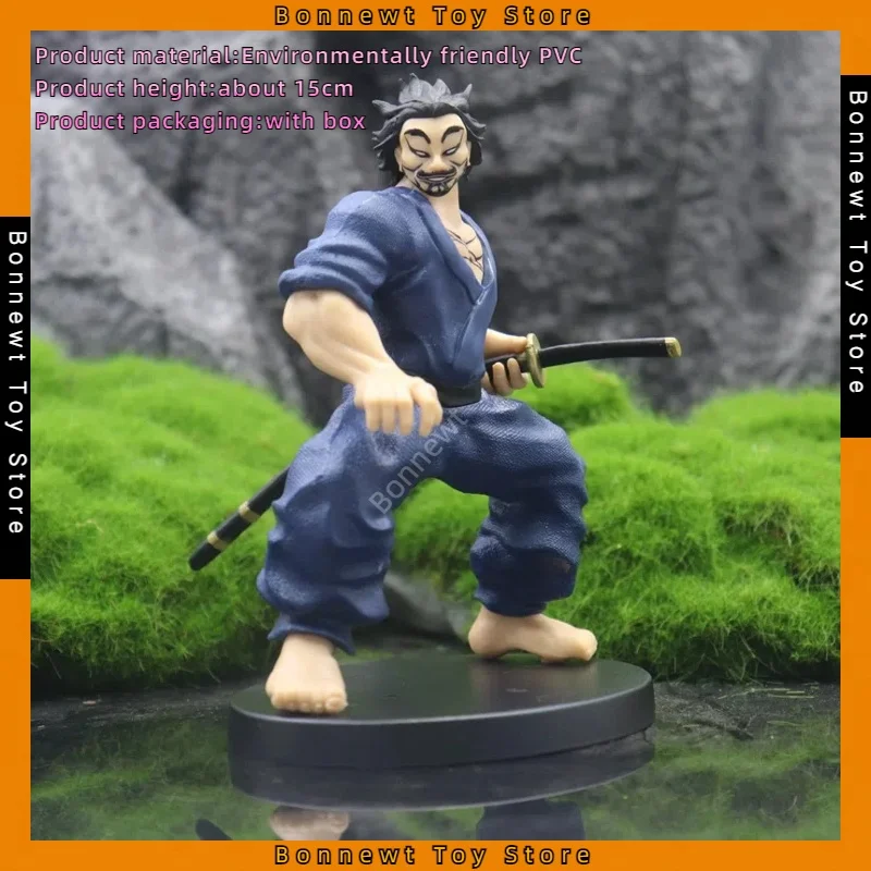 

Anime Hanma Baki Figure Miyamoto Musas Collectible Doll PVC 15cm Action Figures Baki the Grappler Model Toys Kids Birthday Gifts