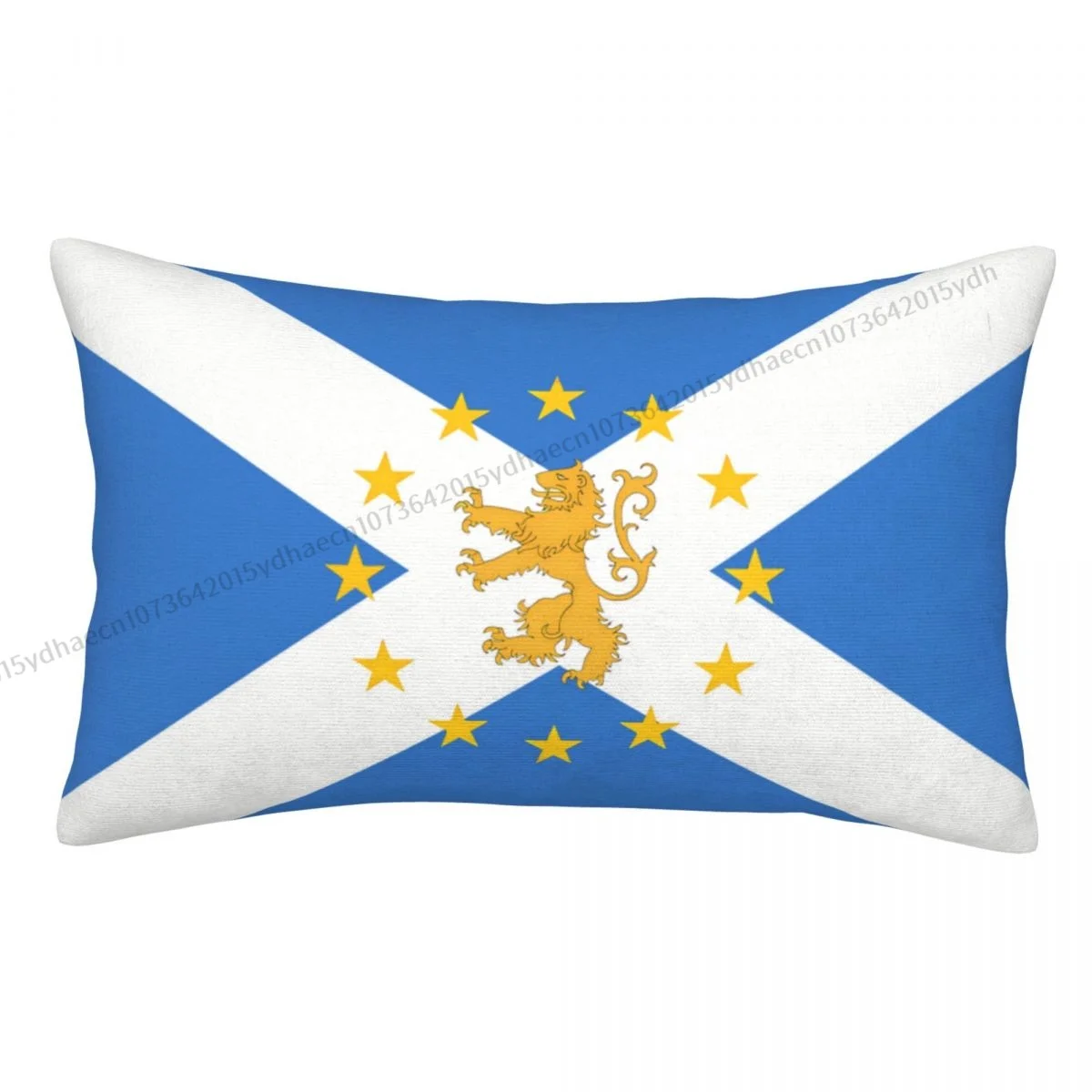 Yes To Scotland Joining The European Union Pillow Case Scotland Lion Cushion Covers Home Sofa Chair Decorative Backpack Covers