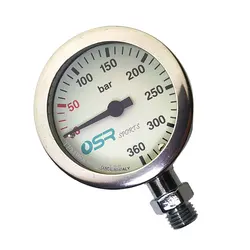 360 Bar Diving SPG Luminous Submersible Pressure Gauge