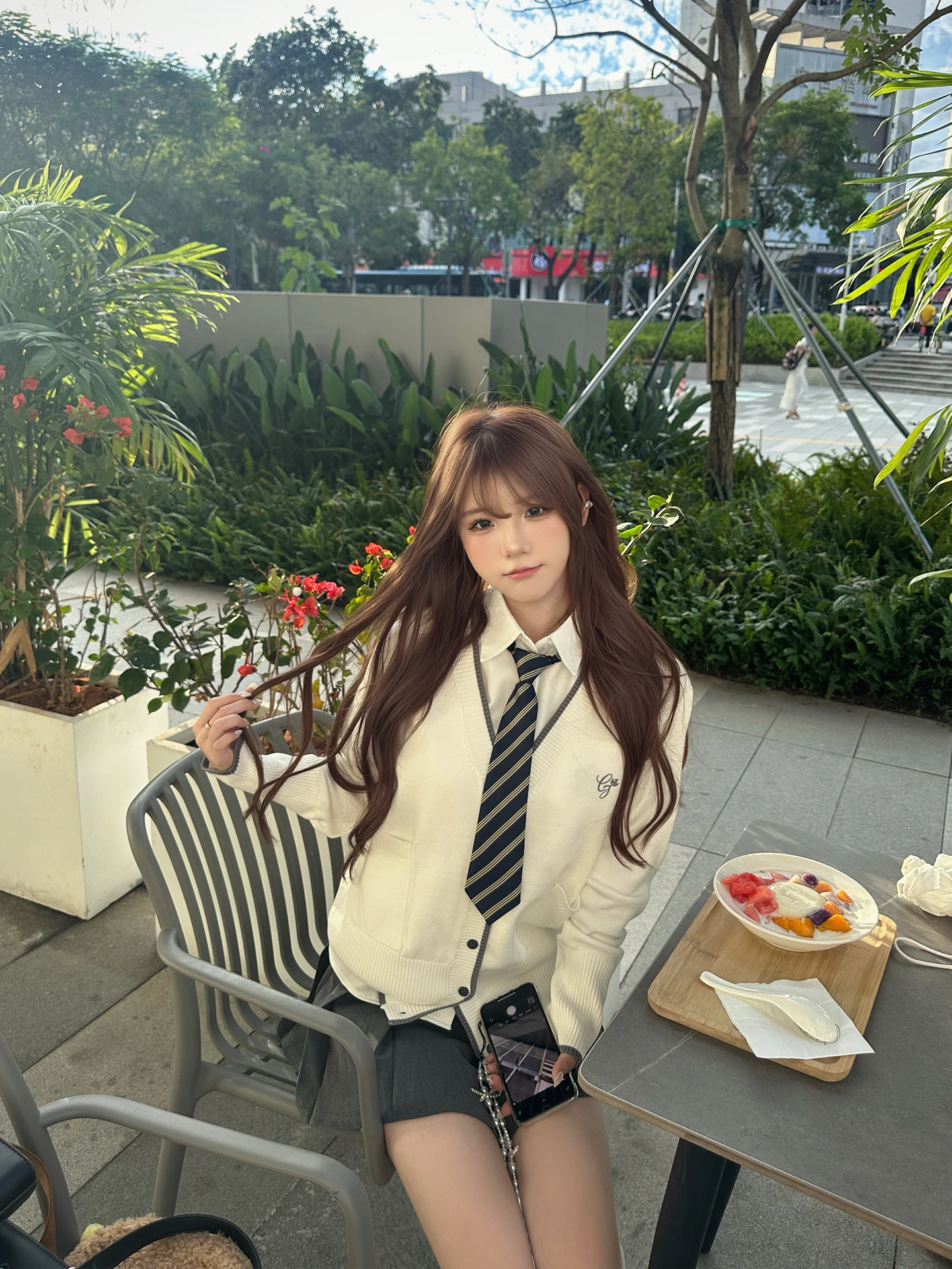 

Original JK Maple Le Knitted Open Cardigan Early Autumn Wardrobe ential Women's Sweater Jaet Cotton Long Sve V...