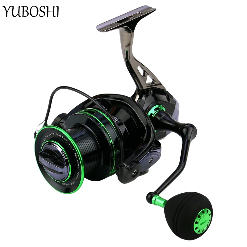 

YUBOSHI 13+1BB Left/Right Interchangeable Rocker Distant Fishing Reel Super Strong Aluminum Spool 4.1:1 Spinning Reel