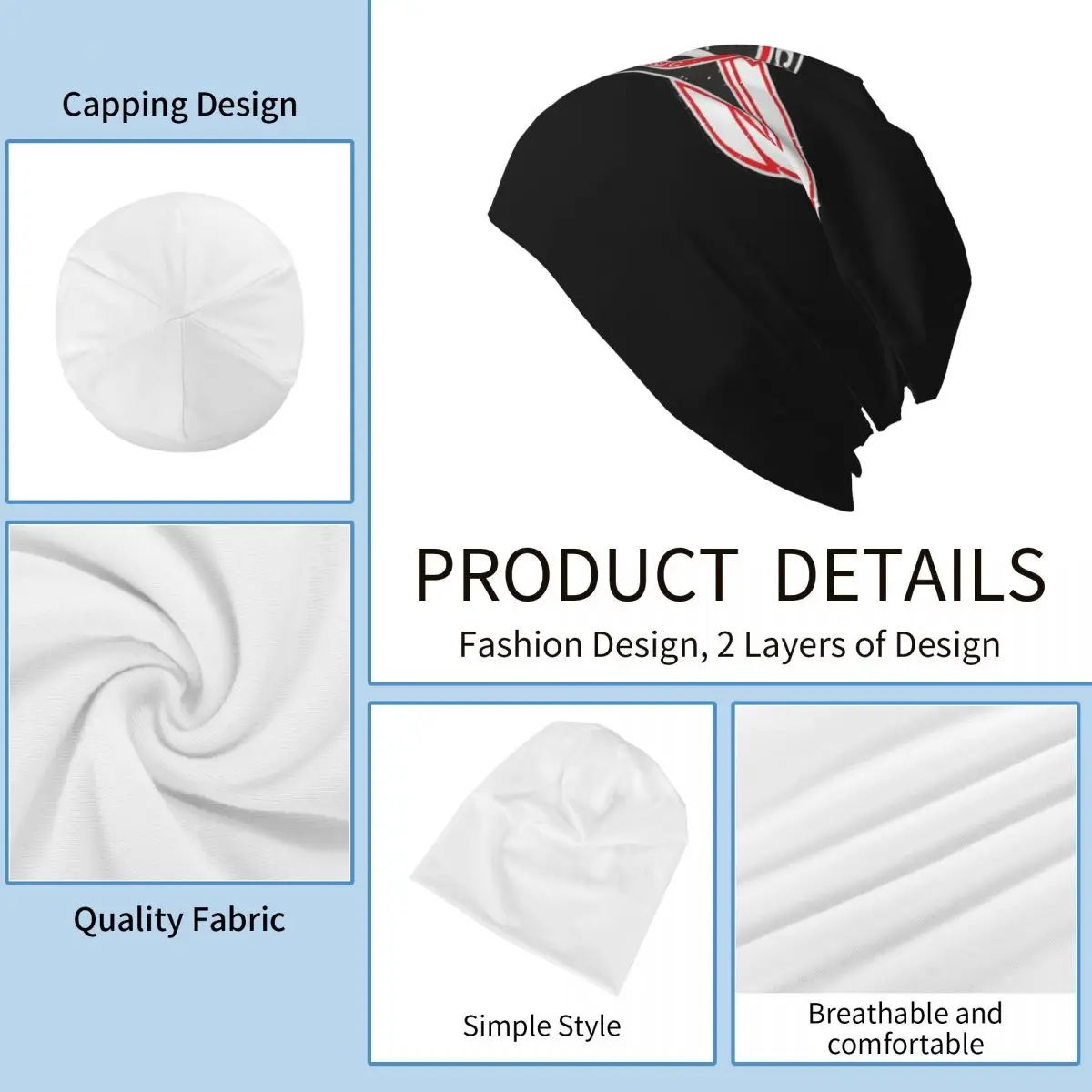 فولكان VN دراجة نارية الكلاسيكية شعار يرتديها الدافئة محبوك قبعة موضة بونيه قبعة الخريف الشتاء في الهواء الطلق قبعات حريمي الرجال النساء الكبار