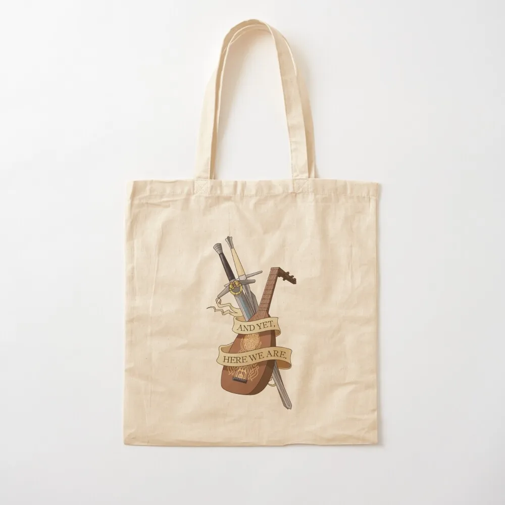 

And yet, here we are Tote Bag female bag bags woman 2025 tote bag screen Canvas Tote