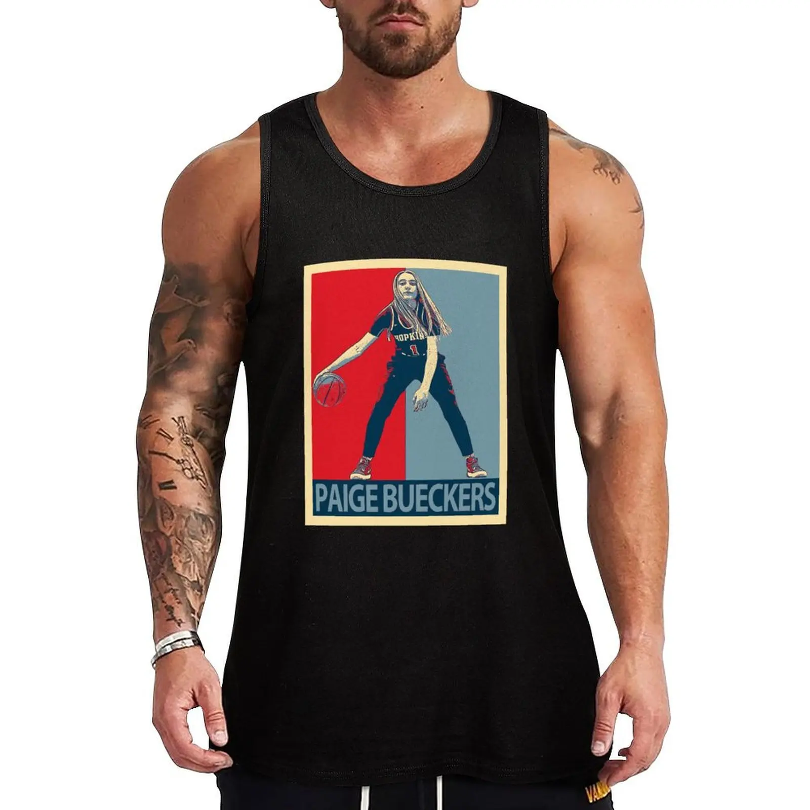 

paige bueckers beautiful basketball player Tank Top sleeveless t-shirts for men Men sleeveless tee anime top muscle t-shirt