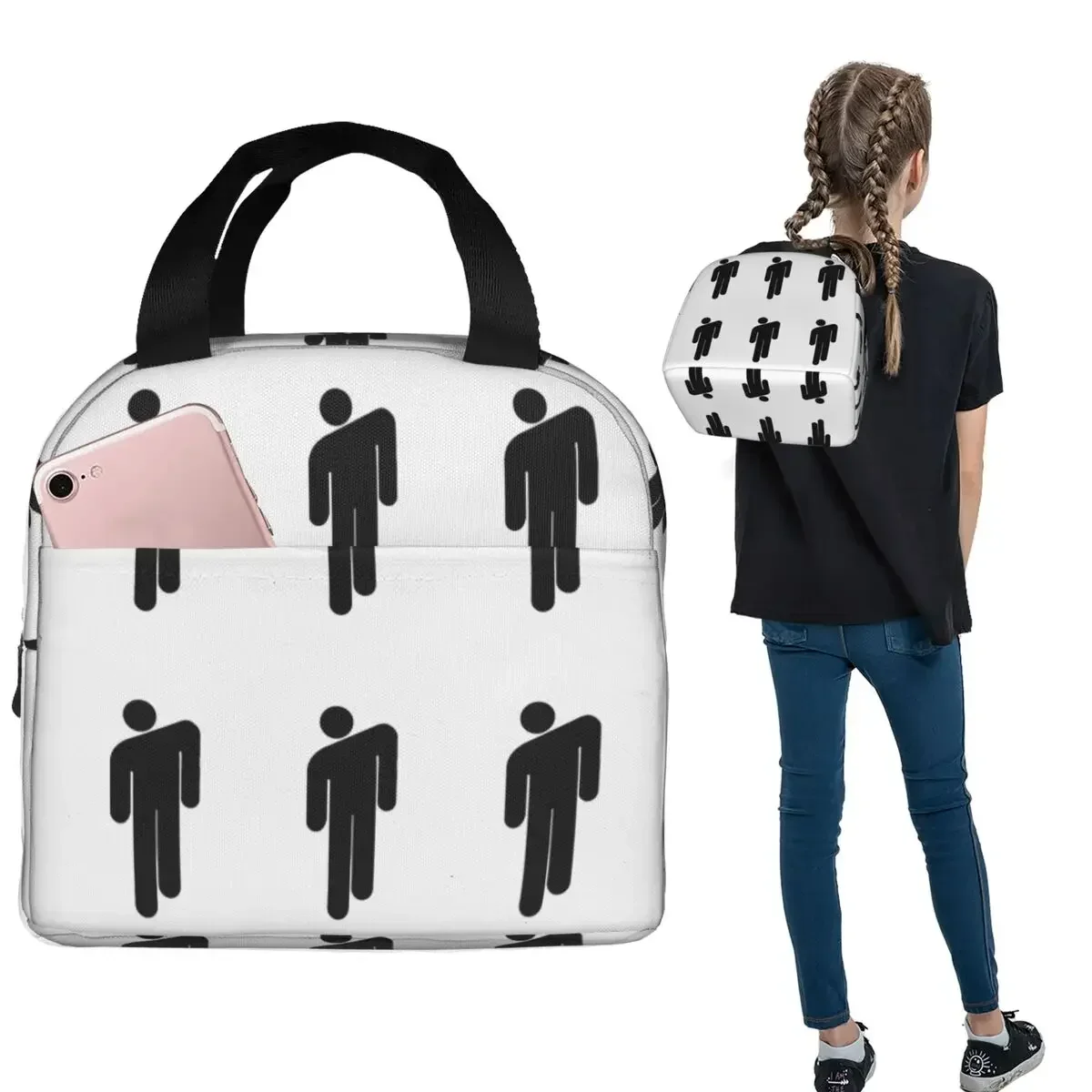 Hit Me Hard And Soft Music Album Insulated Lunch Bag for Women Children Portable Food Boxes Thermal Lunch Box Tote