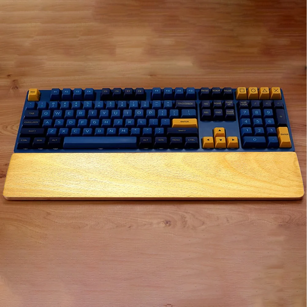

Wood Keyboard Wrist Support Comfortable Wrist Rest for Office Home Typing Gaming Computer Pain Relief Keyboard Hand Rest
