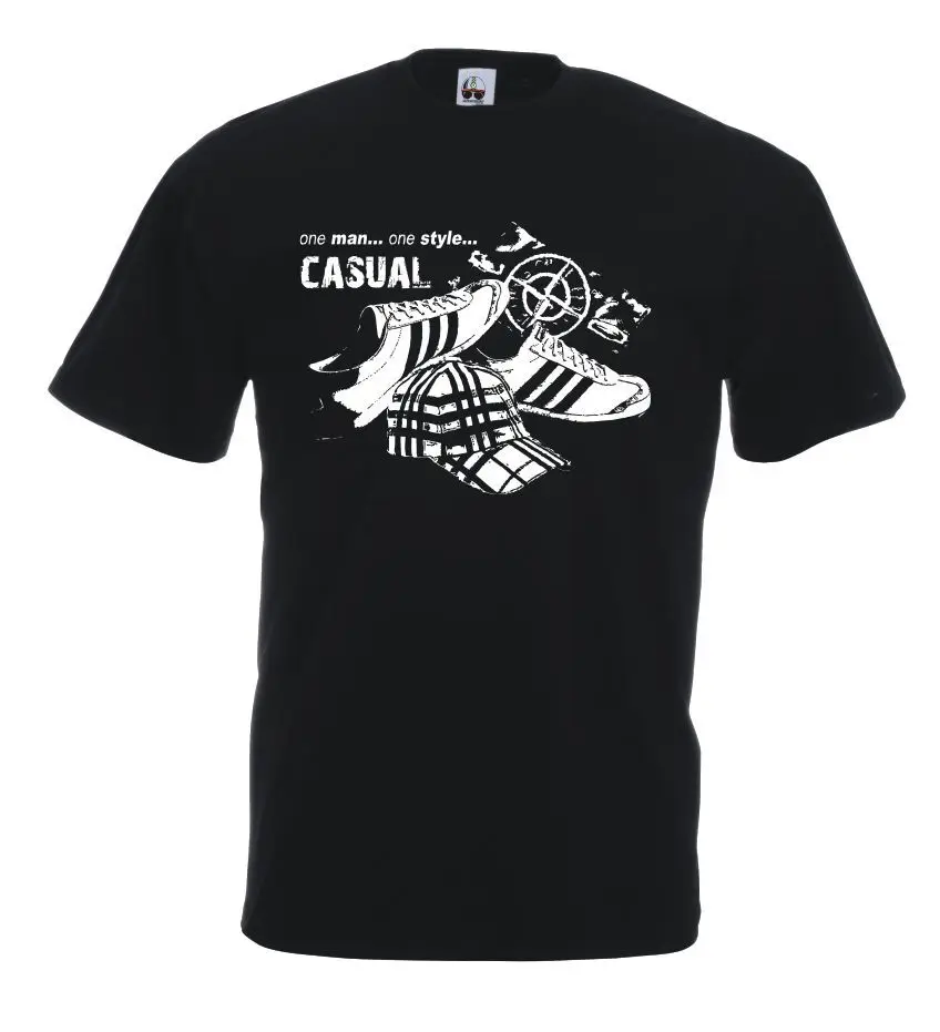 Jersey Casual Sunday U28_J T-Shirt Baumwolle Hooligans Mods Terrace Crew lange oder kurze Ärmel