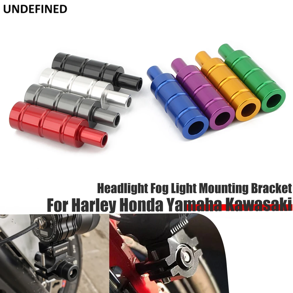 

Universal Motorcycle Headlight Fog Light Mounting Bracket Support M8 M6 For Harley Honda Yamaha Kawasaki Tail Light Spotlight