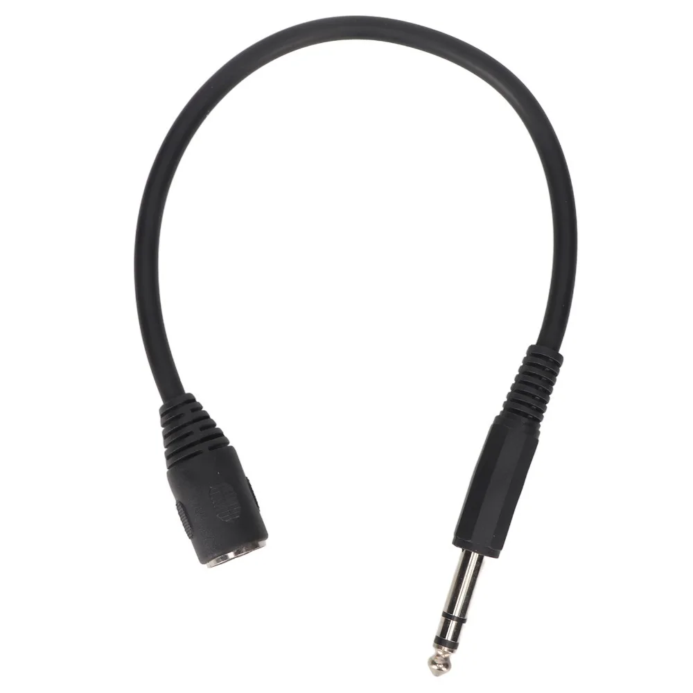 

Flexible DIN 5 Pin Female to 6.35mm Male Cable Plug and Play 1.0ft Microphone Sound Adapter TRS Stereo Audio Extension Cable