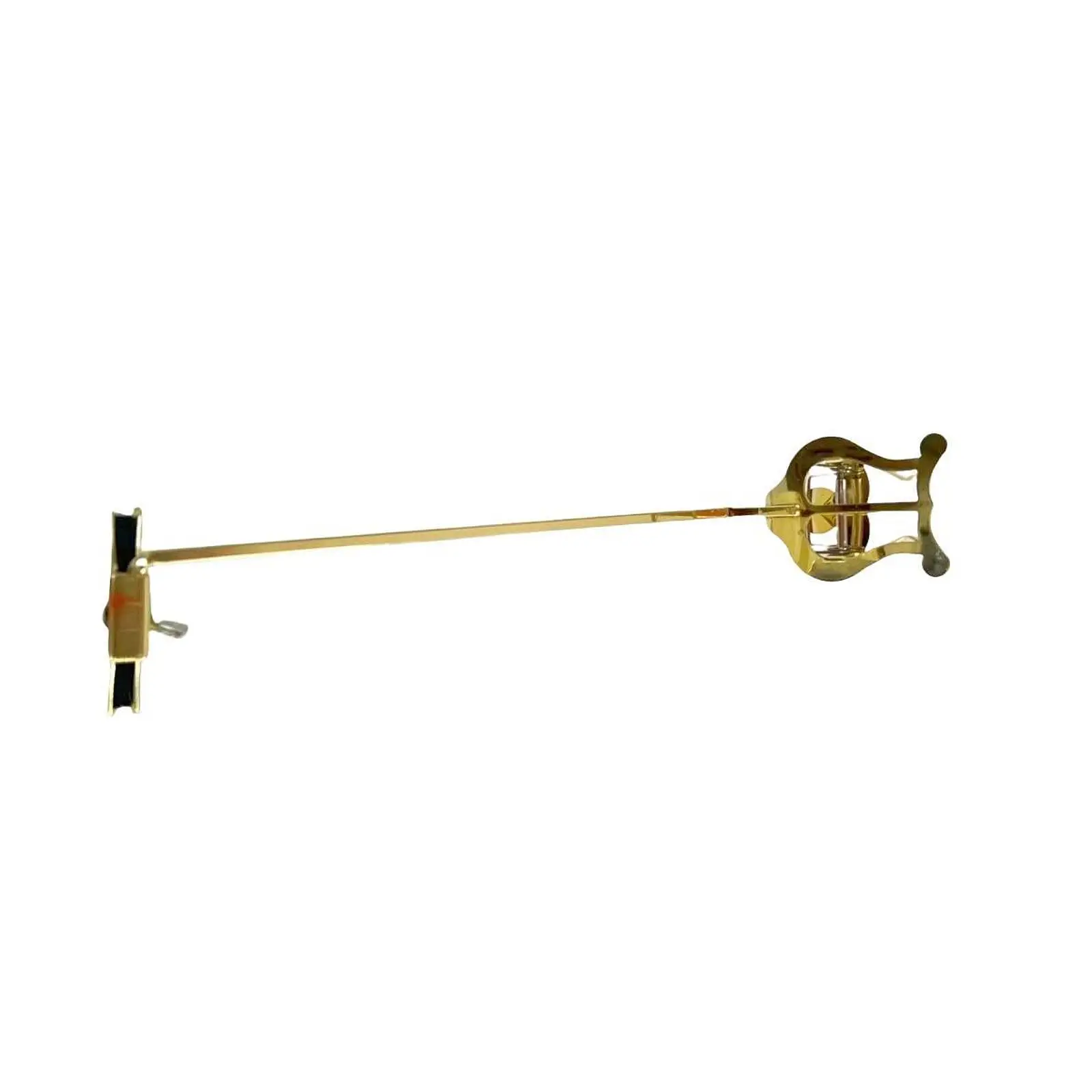 

Sax Music Score Clip Hands-free Alloy Marching Lyre Sheet Clamp Instrument Accessory for Alto Saxophone Band Rehearsal