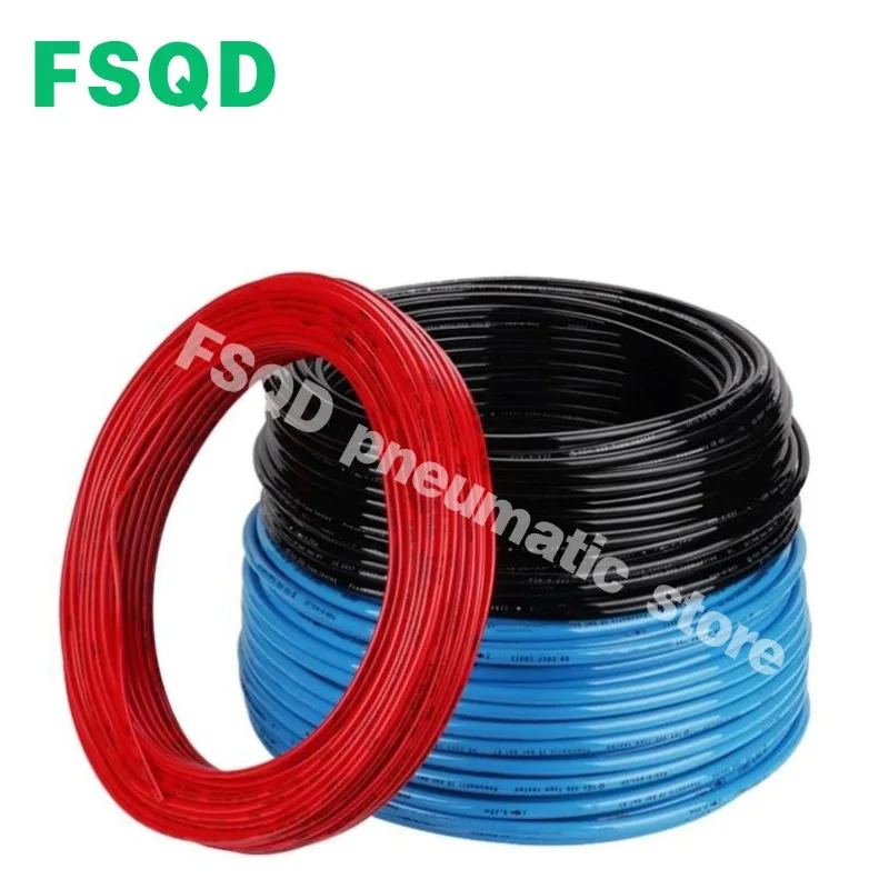 أنابيب بلاستيكية PUN-H-3x0.5 4x0.75 6x1 8x1.25 10x1.5 12x2 14X2 16X2.5-SW-GN-GE-BL-RT-NT FSQD PUN-H سلسلة مقاومة للتحلل المائي