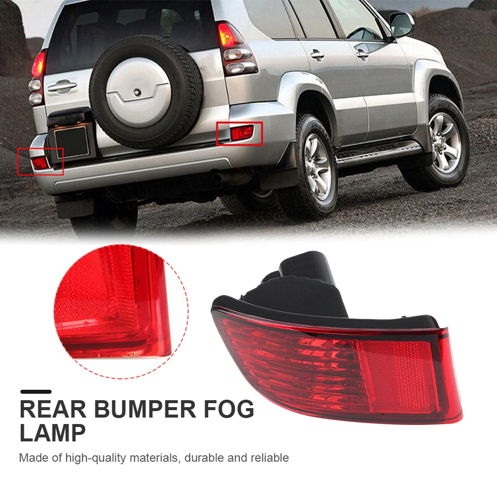 Car Fog Lamp Red LED Rear Bar Lamp High Brightness for Toyota 4Runner 2003 2004 2005 for Toyota Land Cruiser Prado 120 2002-2009