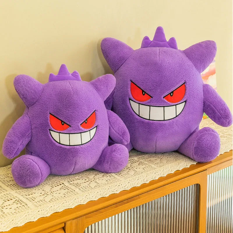 45CM New Pokemon Plush Doll Cute Genggu Plush Stuffed Toy Treasure Children's Soft Pillow Birthday Gift Kawaii Room Decoration