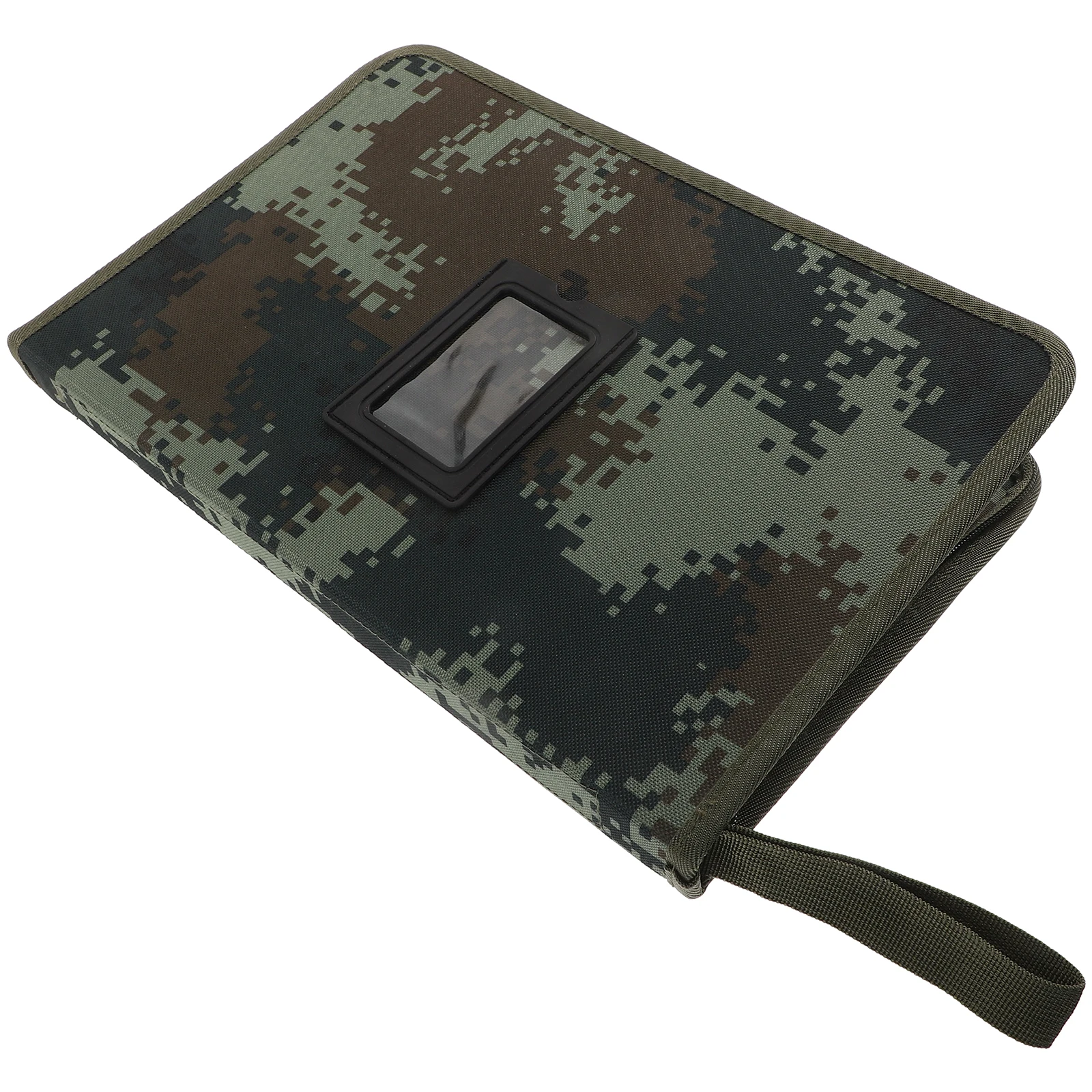 

Bag Tool Pouch Portable Pen Document Storage Organizer Camouflage Hunting Files Map Marking Zipper Small Size