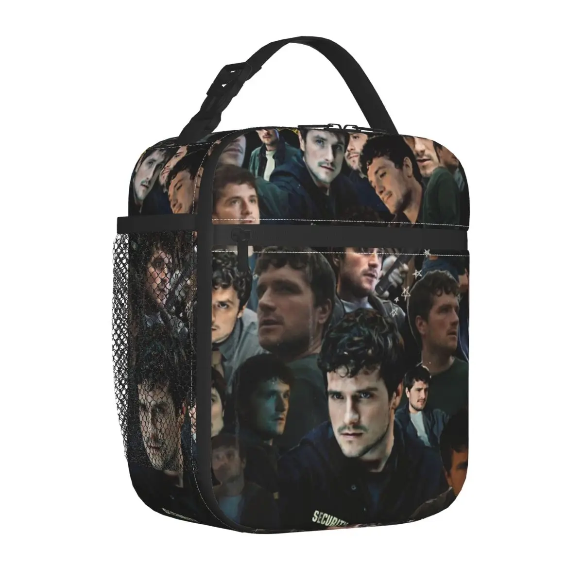 Josh Hutcherson Insulated Lunch Bags Cooler Bag Lunch Container High Capacity Tote Lunch Box Girl Boy Beach Picnic