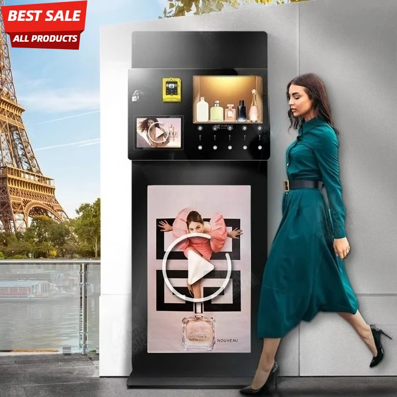 24 Multi-tank Fragrance Vending Enabled Cloud-Based Management Remote Monitoring Perfume Vending Machine Customized