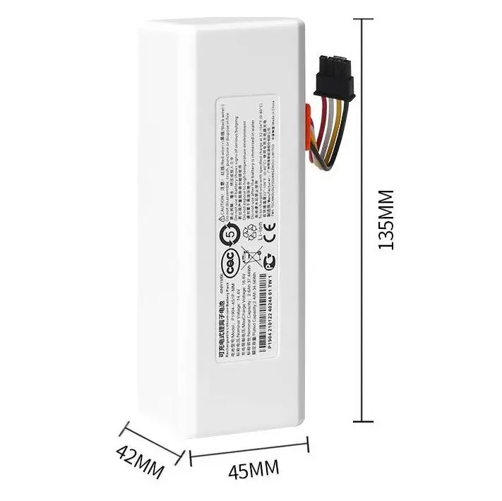 14.4V 4S2P sweeping machine battery, for Xiaomi Mi Jia 1C battery P1904 MM, STYTJ01ZHM robot vacuum cleaner accessory SKV4093GL