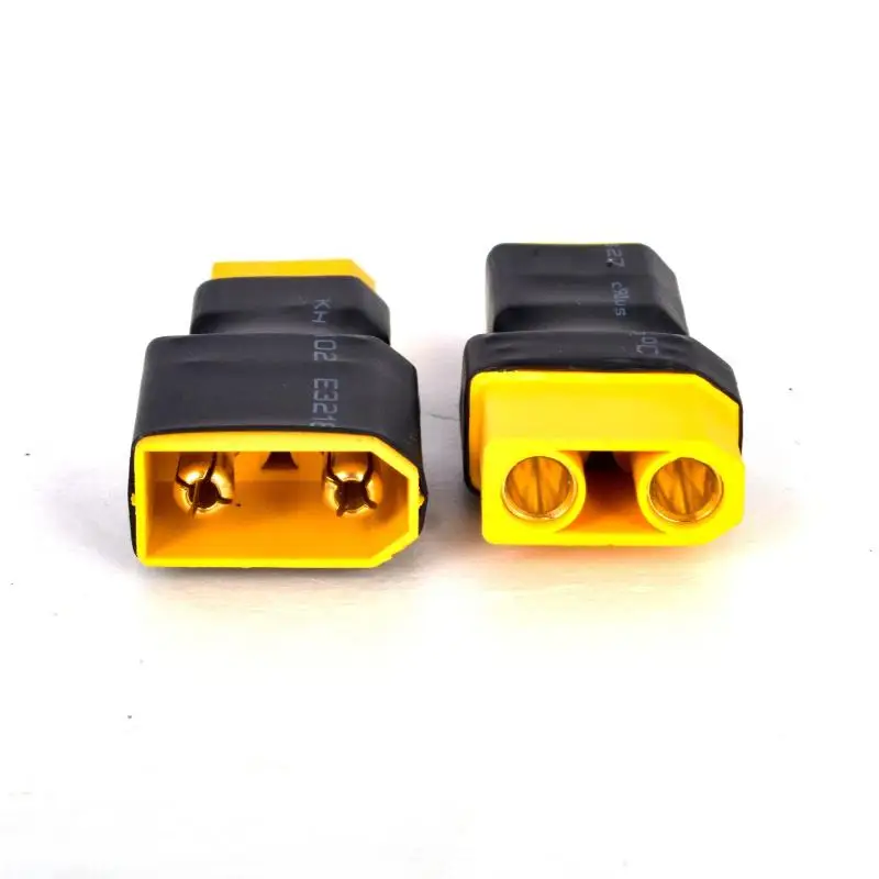 2Pcs Male/Female Conversion Connector Multifunctional XT60 To XT90 Adapter For RC Lipo Battery Drone Parts