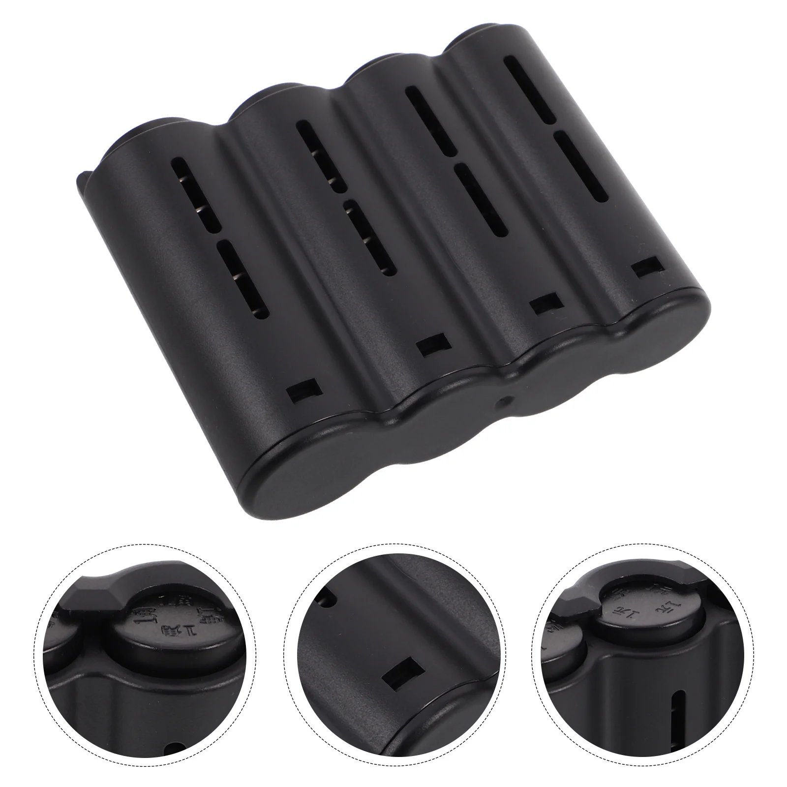 

4-Hole Storage Box Compact Coin Organizer For Safe Change Sorting Loss Prevention Coin Holder Case Collection Supply