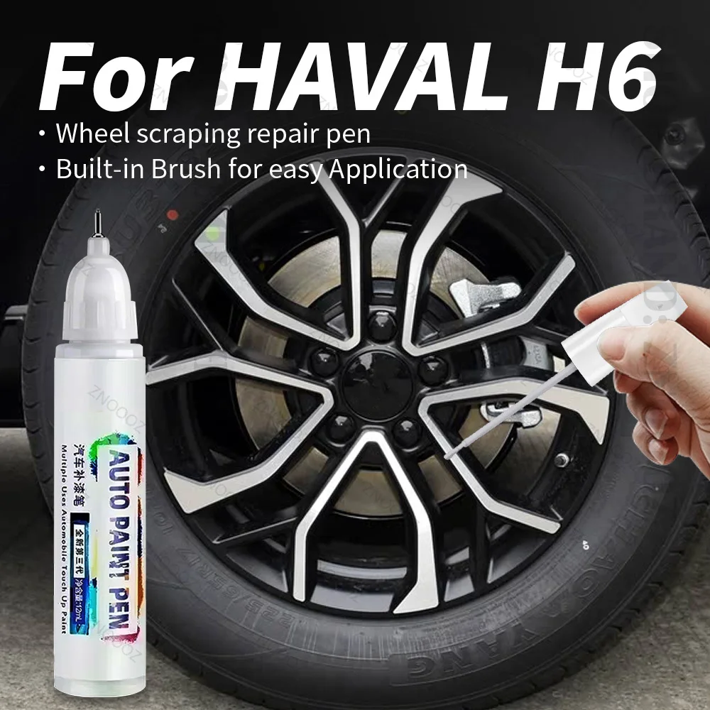 

Для HAVAL H6 Touch Up Paint Wheel Repair Kit Быстрая и легкая краска для ремонта царапин на колесах Краска для ремонта колес автомобиля Серебристый Черный
