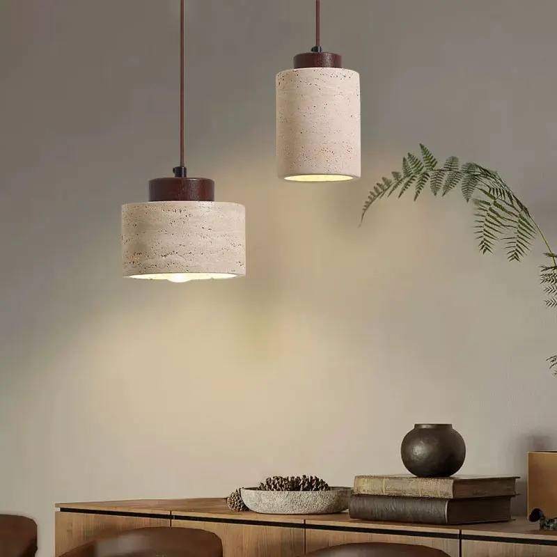 

Bedroom bedside pendant lamp, yellow cave stone Japanese style antique style homestay, retro restaurant bar, desk lamp