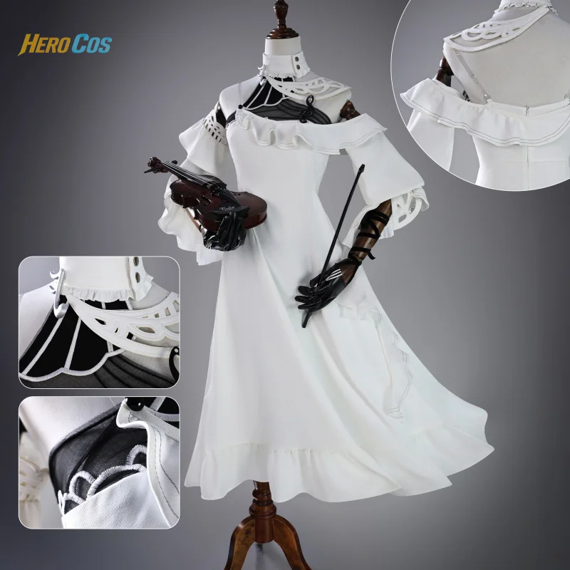 

Wuthering Waves Phrolova Cosplay Costume Role Play Women Girls Sexy Elegant Halloween Party Dress Suit Full Set