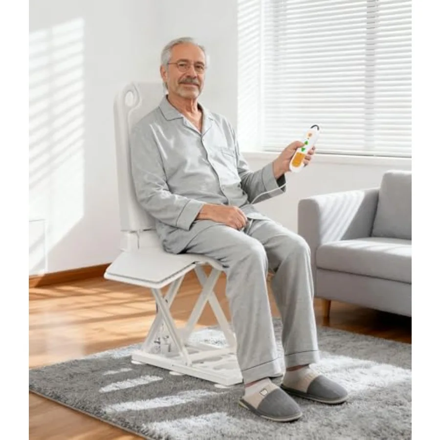 

Электрический подъемник для стула 2-в-1, независимо от поддержки пола. Подъемник для стула до 300 фунтов для пожилых людей. Помощь вам стоять для.