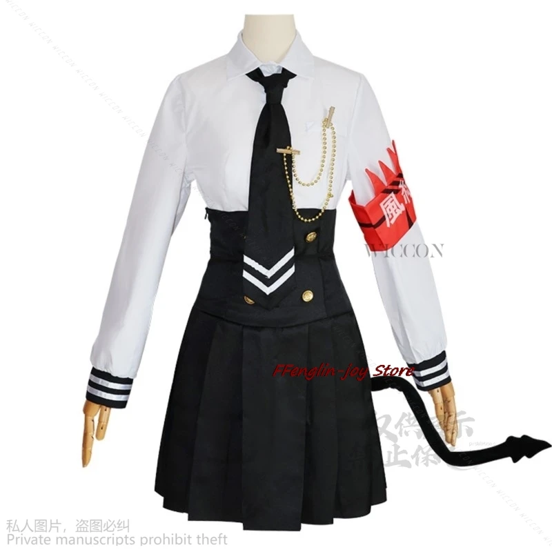 Anime Game Blue Archive Cosplay Shiromi Iori Costume Japanese High School Jk Suit Uniform Christmas Halloween For Woman Wigs