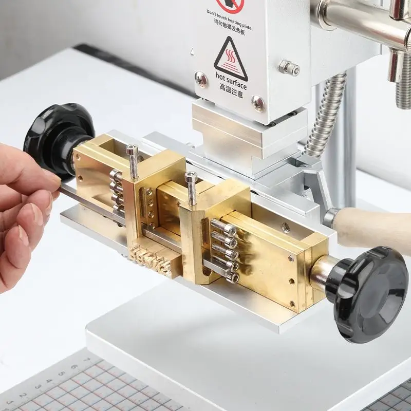 

WT-90SK Leather Emboss Hot Stamp Machine with T Slot Book Cover Hot Stamping Foil Machine for Leather Paper