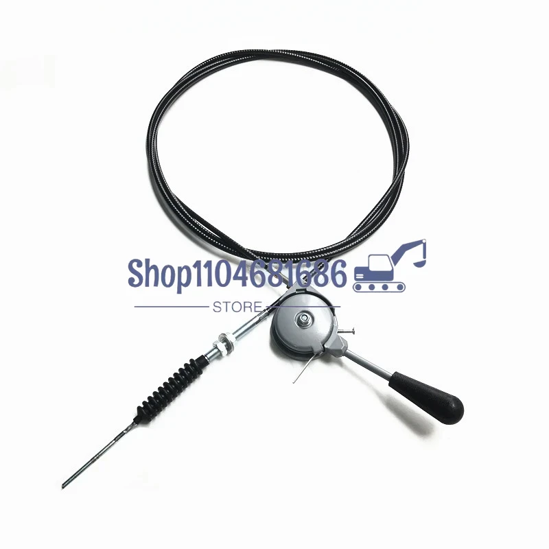 

For Doosan Daewoo DH55 60-7/ Hyundai R55 60-7 Throttle Cable Assembly Manual Throttle Cable Handle Quality Excavator Accessories