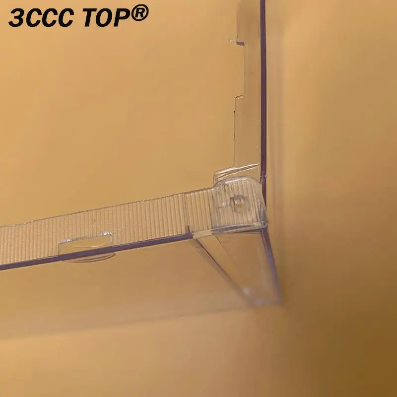 1PCS Square Transparent CD Box Empty CD Case PP Plastic Milky Transparent CD Case CD Case Capacity 2 Discs 16A