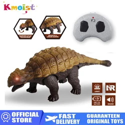 RC Dinosaur Simulation Remote Control Ankylosaurus Creative Novelty Puzzle Model Toys for Boys Halloween Christmas Kids Gifts