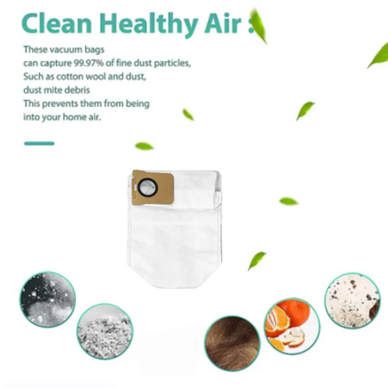 Dreame L20 Ultra/X20 Pro 로봇 진공 부품 먼지 봉투 예비 부품 액세서리 용 A05G-20Pcs