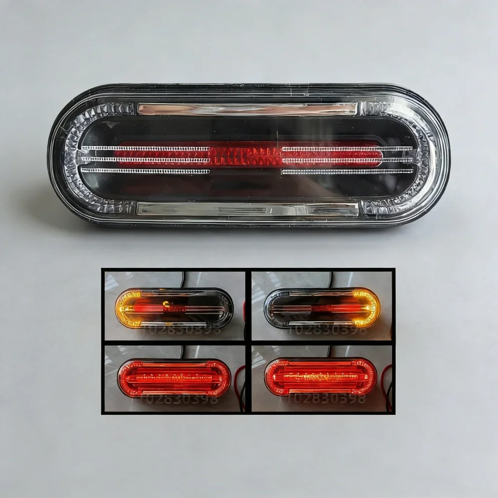 1Pc Motorcycle LED Tail Light 12V ATV Ebike Rear Headlight Moto Taillight Position Brake Turn Signal Spare Parts