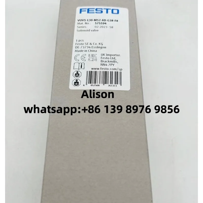 FESTO  575594 575596 575598 VUVS-L30-M52-AD-G38-F8-1C1+G 8059147