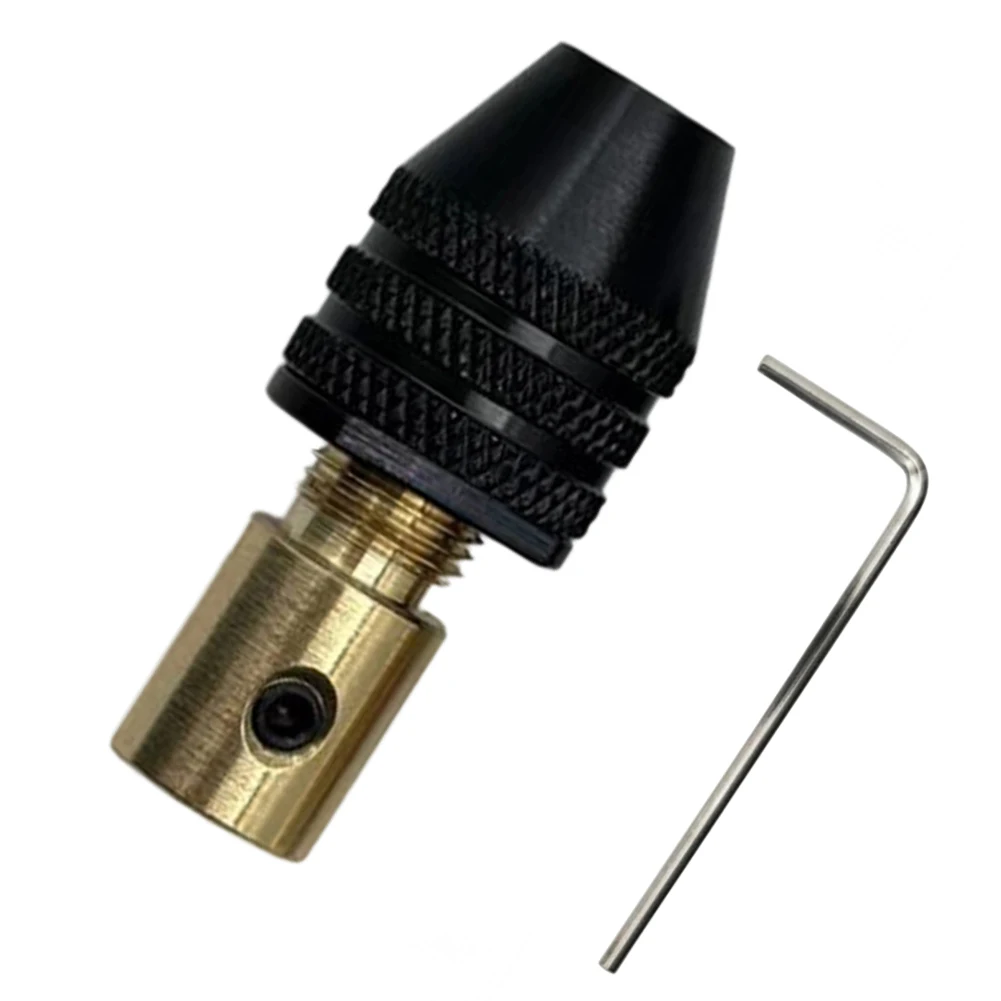 Drill Bit Adapter Cartridge Designed for Electric Drills with 3-Jaw Grip and 0.3-3.2mm Adjustable Clamping Range