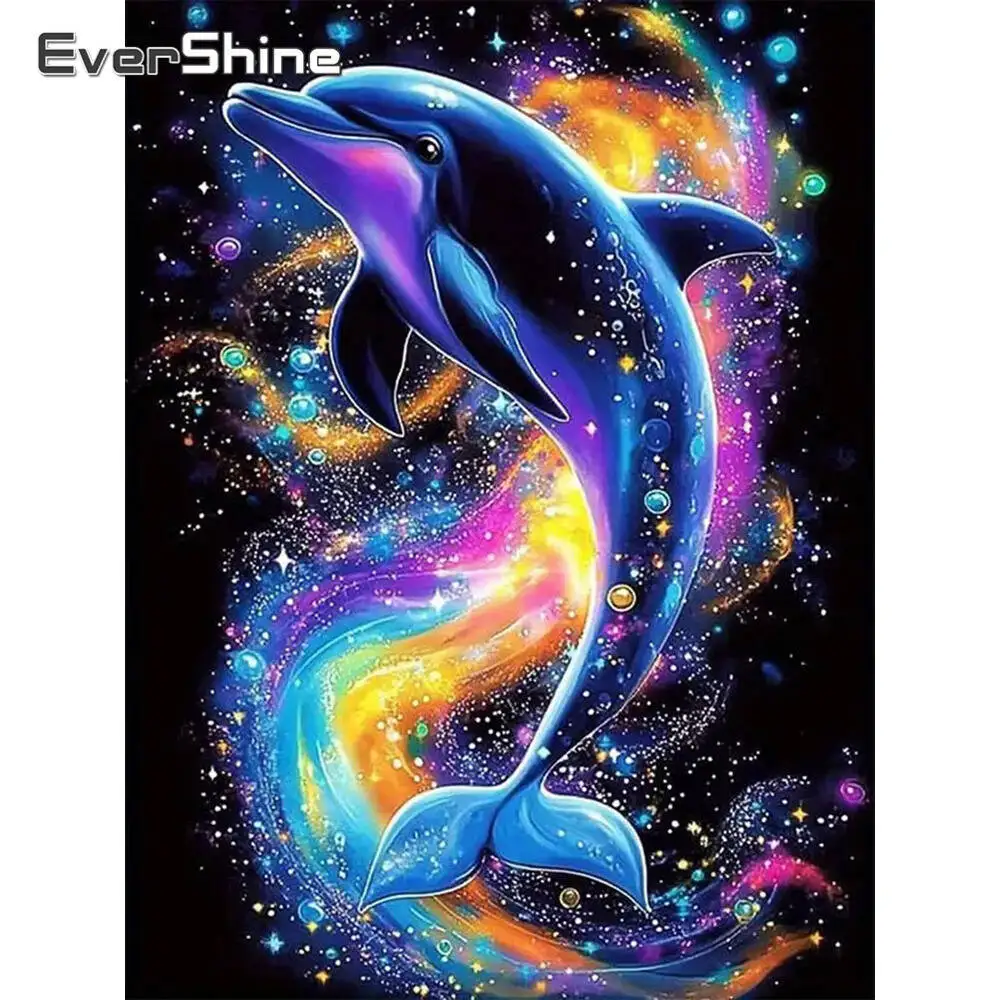 Evershine Diamant-Malerei, Hund, Tier, Strass-Bilder, Cartoon-Diamant-Stickerei, Brücke, buntes Kunsthandwerk, handgefertigtes Geschenk