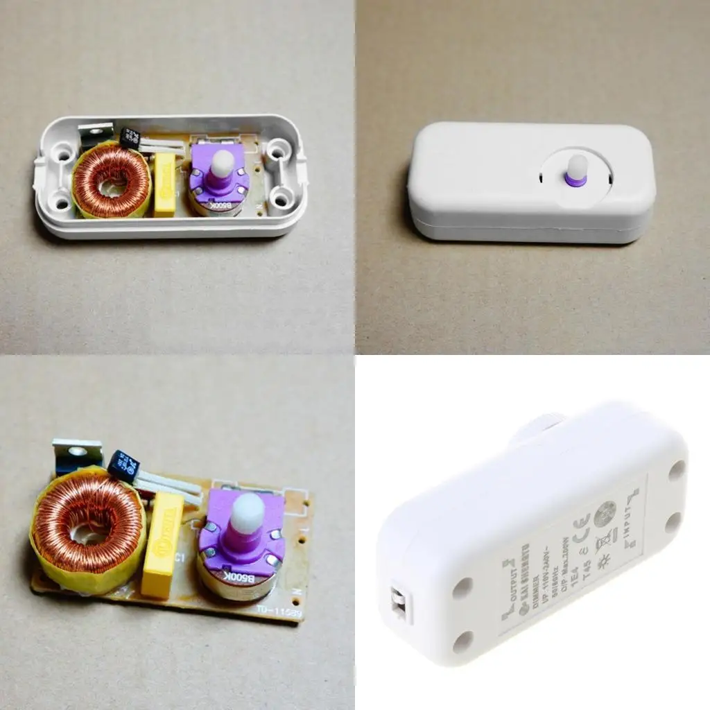 

R9UF Rotary Dimmer Switch for LED Dimmable Lights European Standard