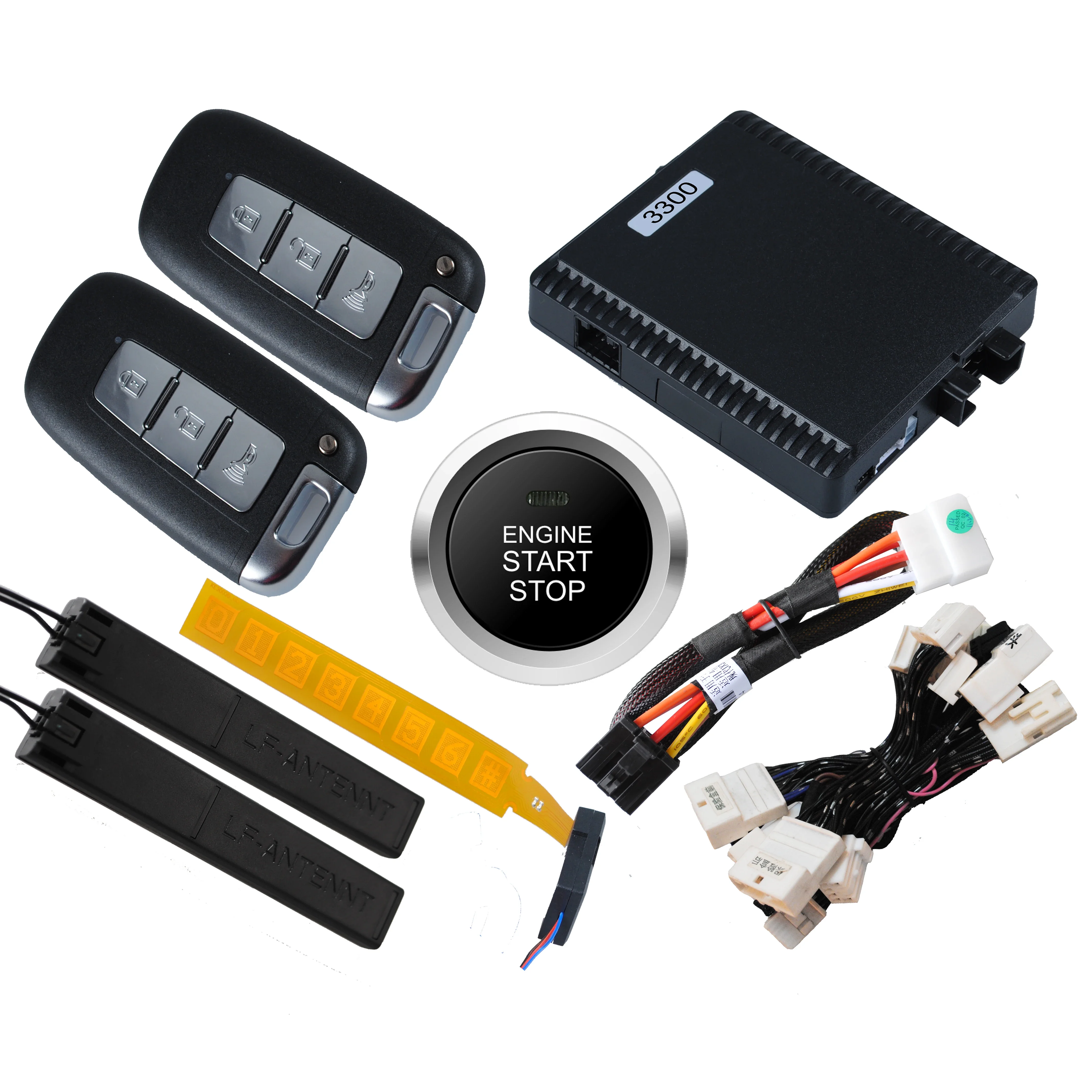 سعر المصنع PKE زر تشغيل محرك السيارة RFID دخول بدون مفتاح زر الضغط لـ IX45/Santa Fe 2013