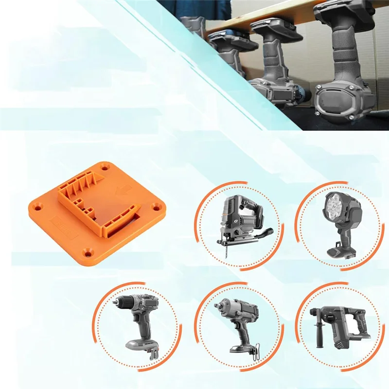 

IALJ-Power Tool Mounting Base Tool Holder Mount For Ridgid 18V Tools Drill Mount Holder