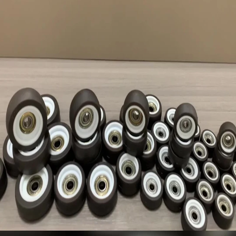 

Window Door Drawer Cabinet TPE Silent Bearing Pulley Wheels For Sliding Track
