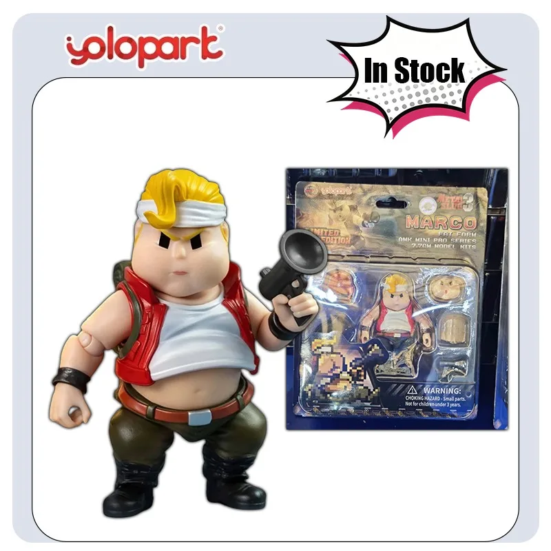 В наличии: Коллекционная подвижная фигурка Yolopark AMK MINI PRO Series Metal Slug 3 Marco Fat Man Mode – идеальный подарок
