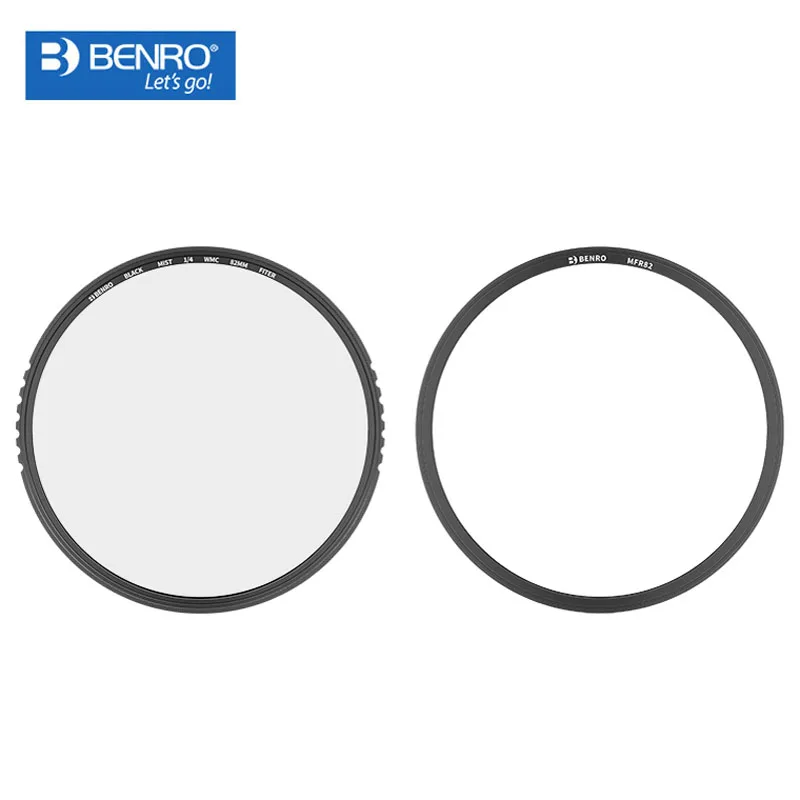 

Benro Magnetic Black Mist 1/4 Filter 82mm 77mm 67mm 72mm 62 58 55 52 49mm Filter with Magnetic Adapter Ring
