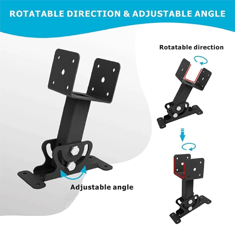 Roof Support Bracket for Garden Structure Patios Cover Pergolas Metal Risers