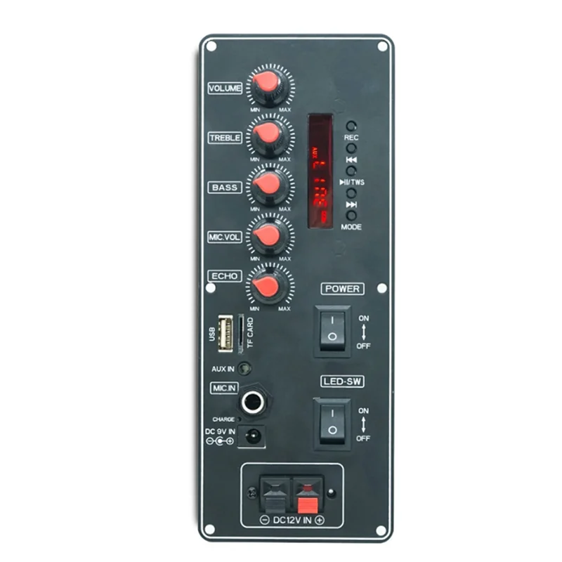 

MP3 Decoding Board With Treble And Bass Adjustment Knob Support MP3/WMA/WAV/Flac/Ape Audio Receiver Module Easy Operate-A98U