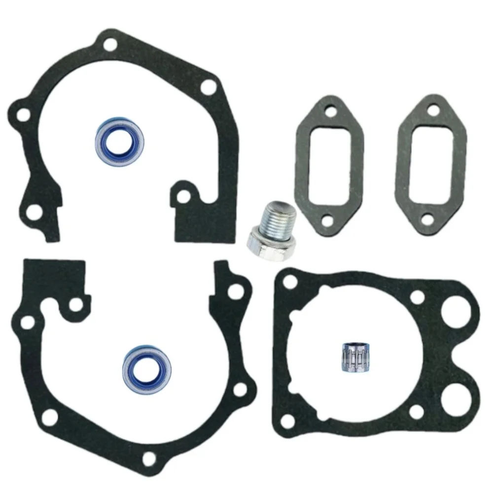 2PCS Gasket Set For Husqvarna K750 K760 Concrete Cutoff Saw Cylinder Exhaust Oil Seal Plug Needle Bearing 506 38 53-05 Parts