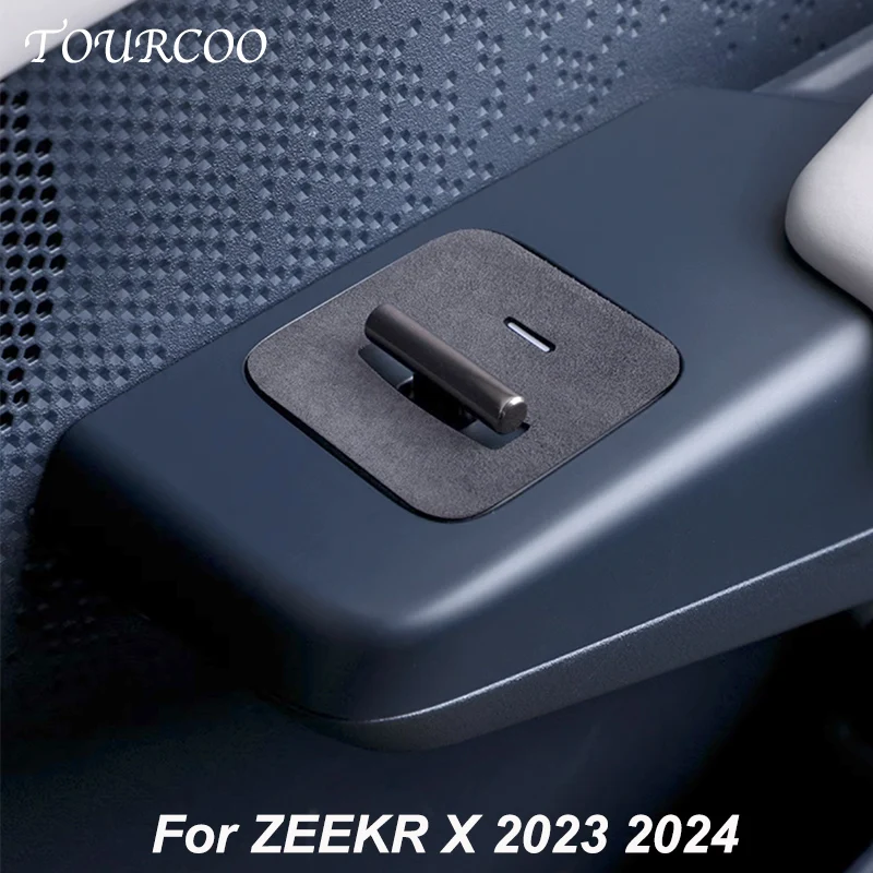 

For ZEEKR X 2023 2024 Door Glass Lifting Panel Suede Protective Sticker Accessories