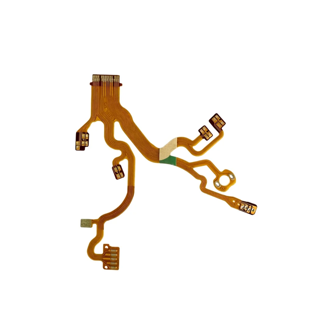 

New Lens Base Rear Flex Cable Replacement Part With Components For Sony DSC-W30 W50 W70 W35 W55 Camera